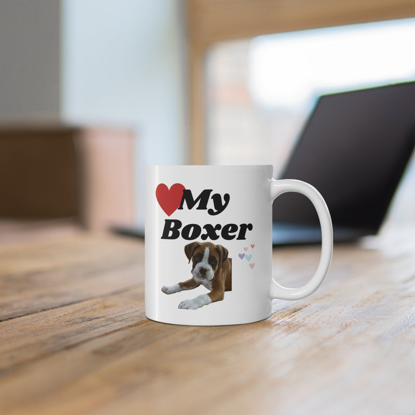 Coffee Mug 11oz "Love My Boxer"