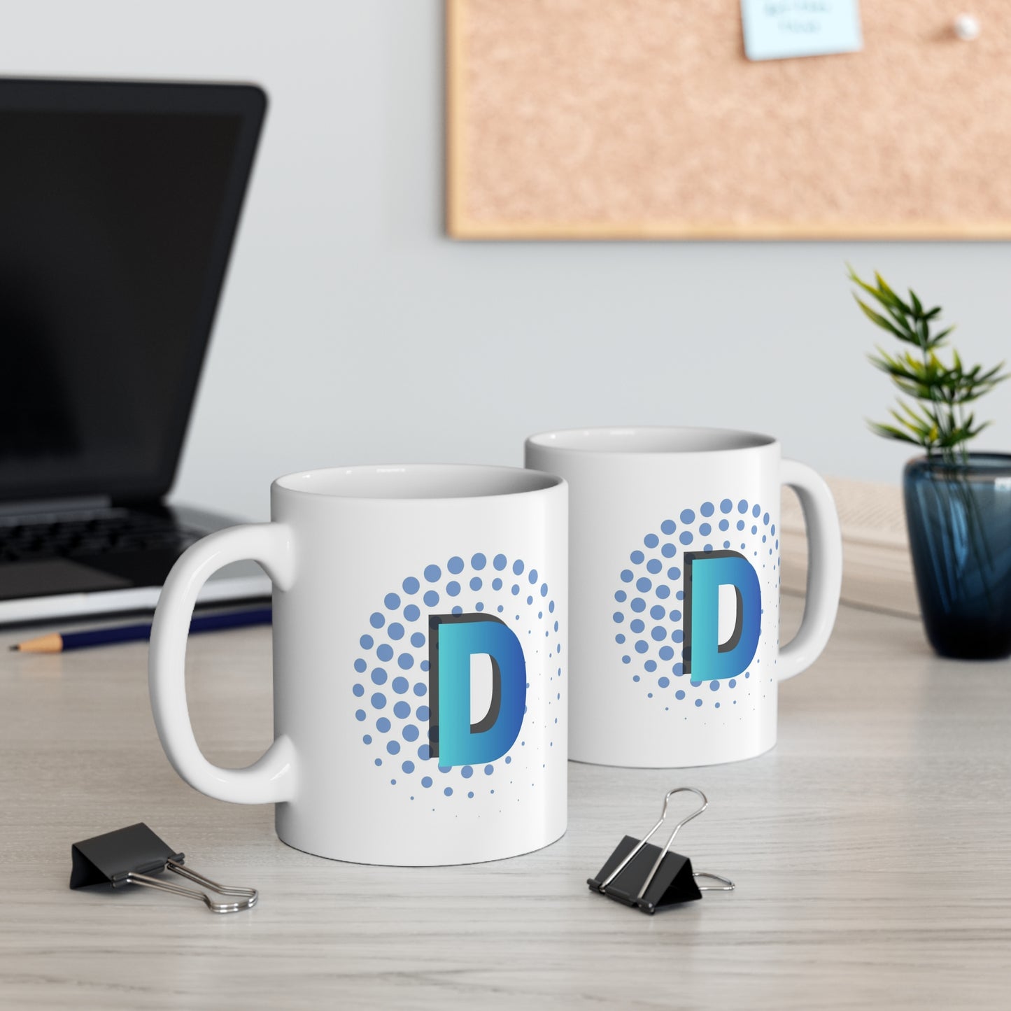 Coffee Mug 11 Oz Letter D