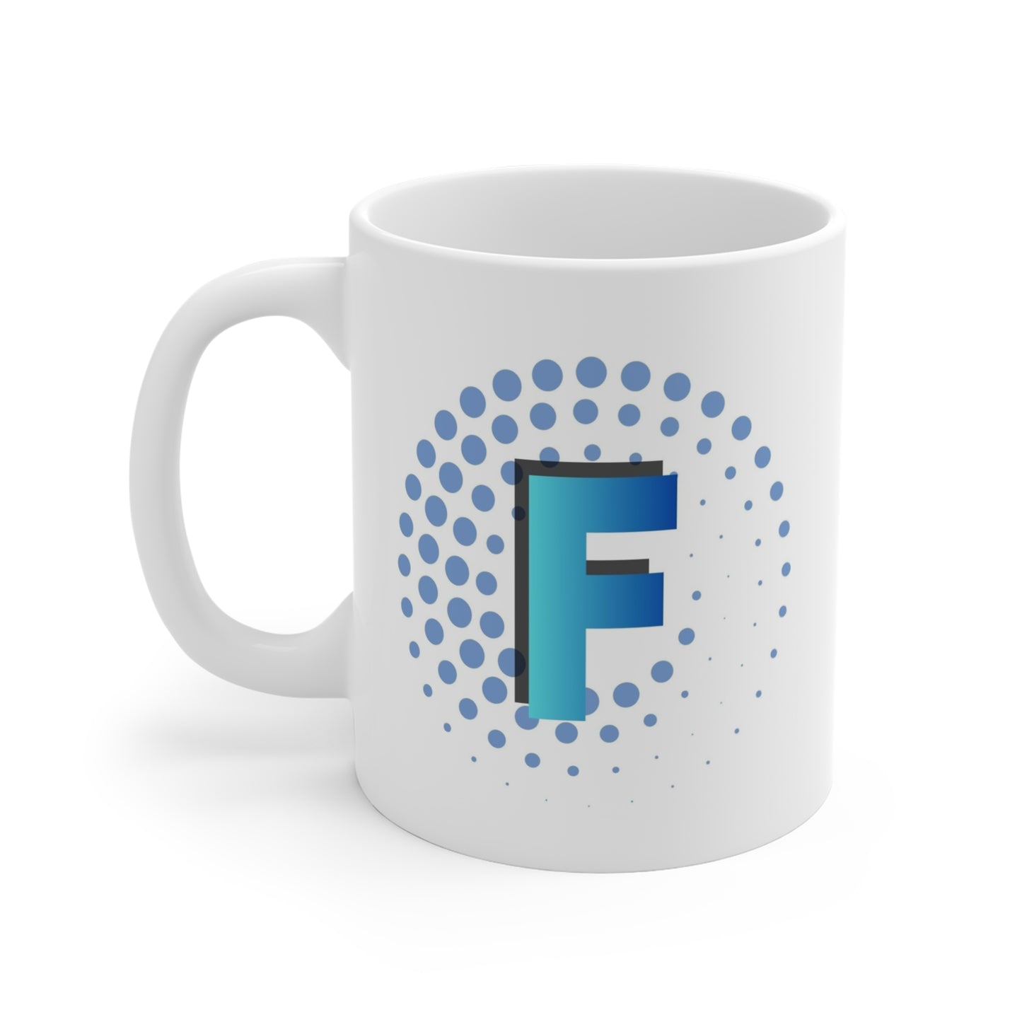 Coffee Mug 11 Oz Letter F