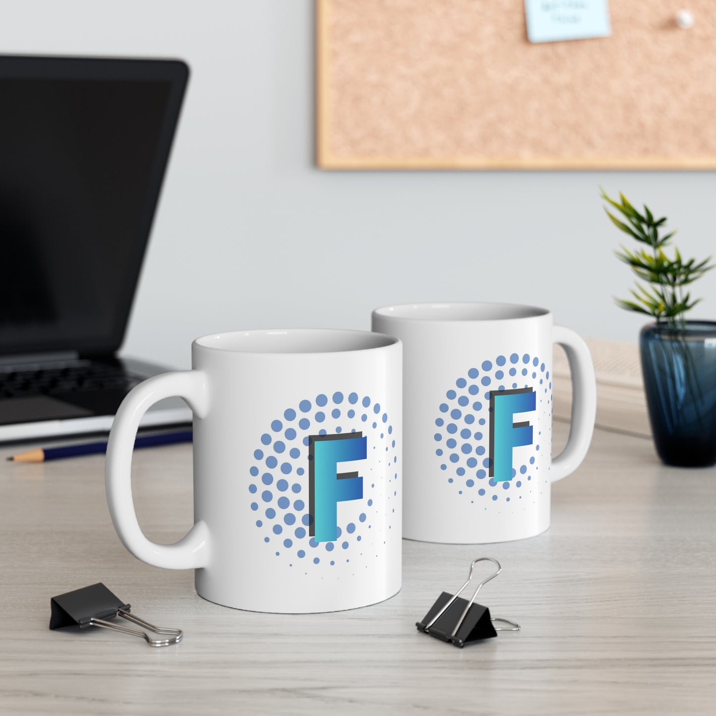 Coffee Mug 11 Oz Letter F