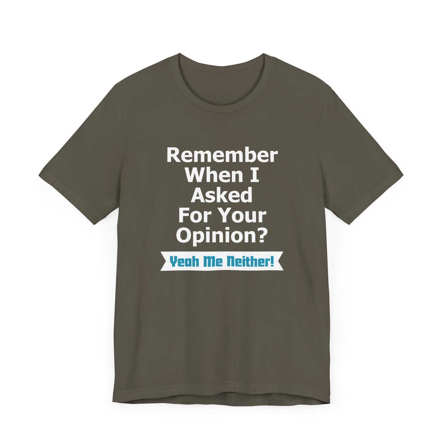 Unisex Tee "Remember When"