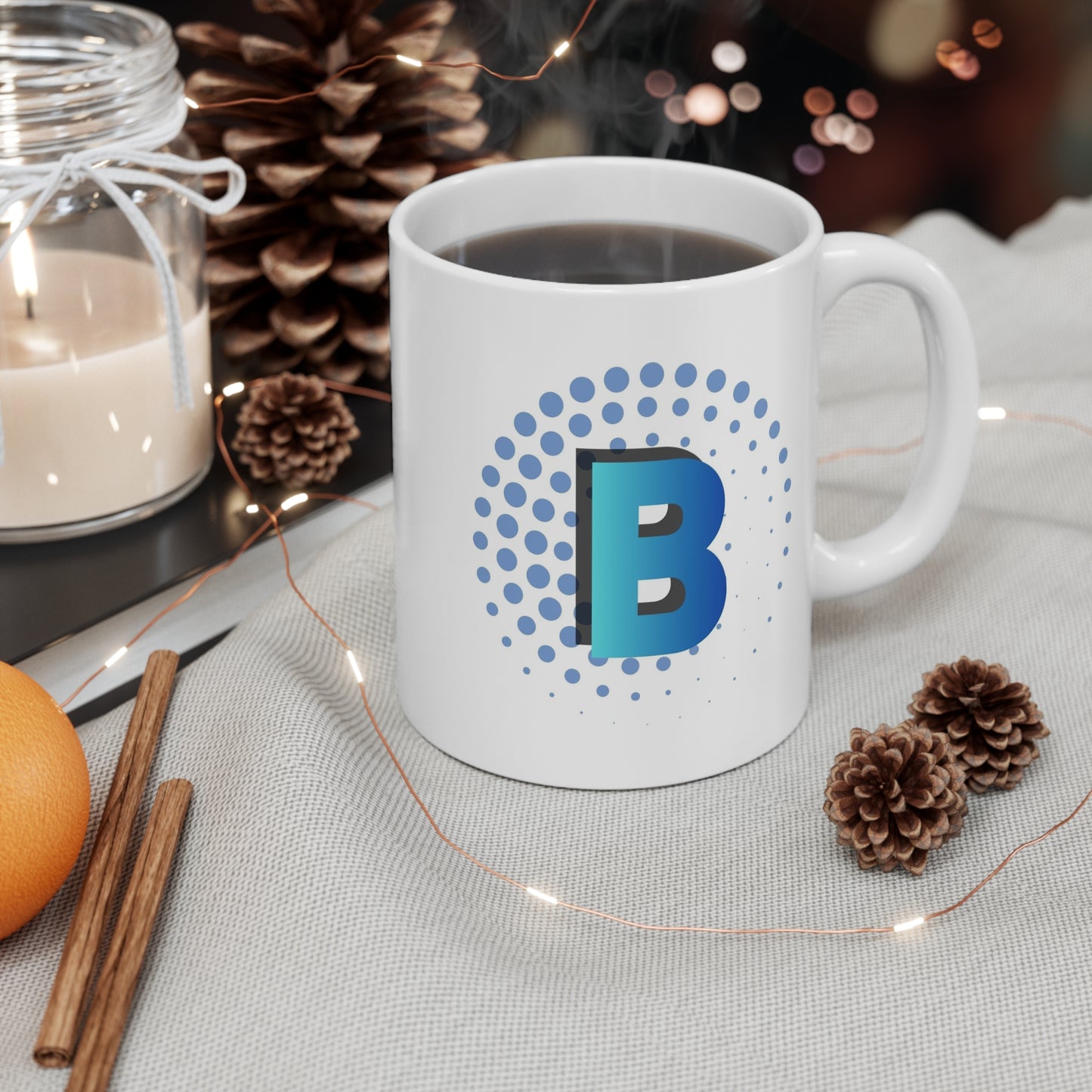 Coffee Mug 11 Oz Letter B