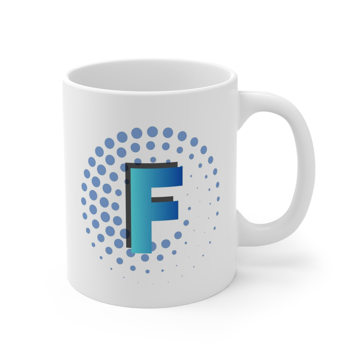 Coffee Mug 11 Oz Letter F