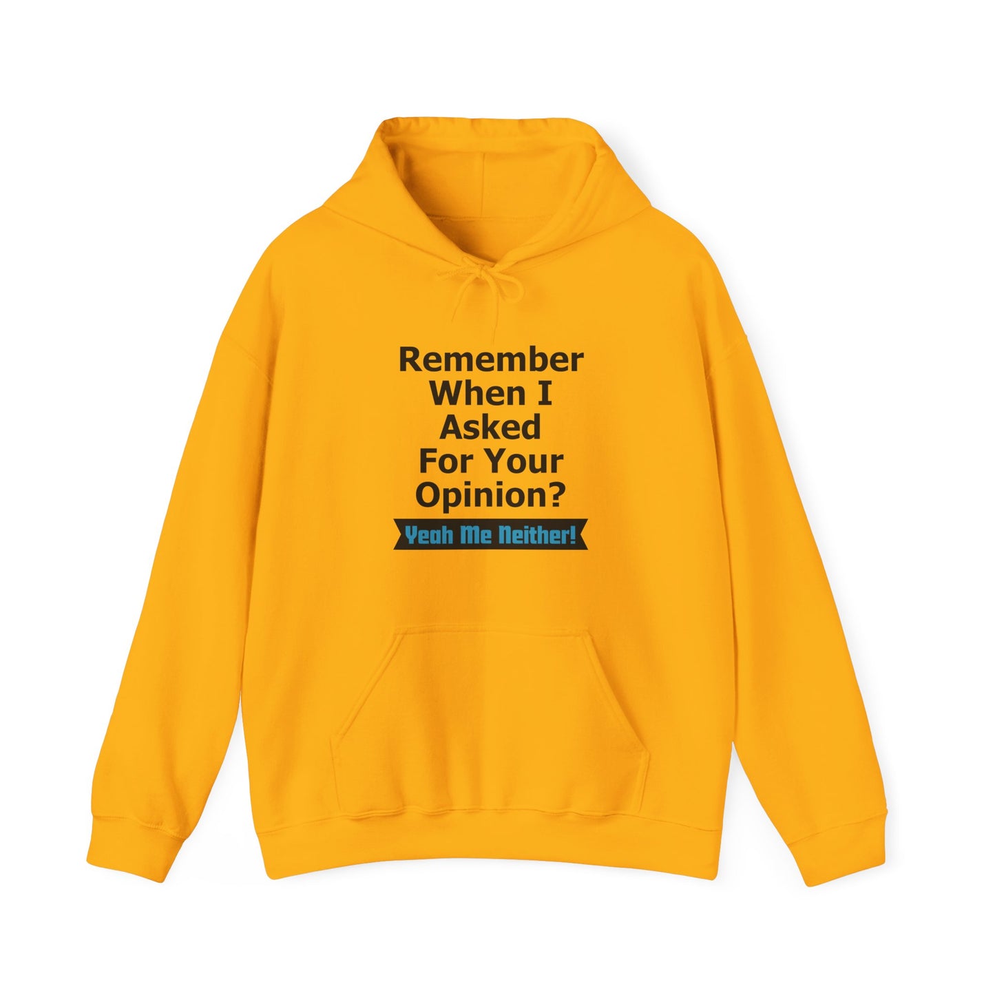 Unisex Hoodie "Asked Your Opinion"