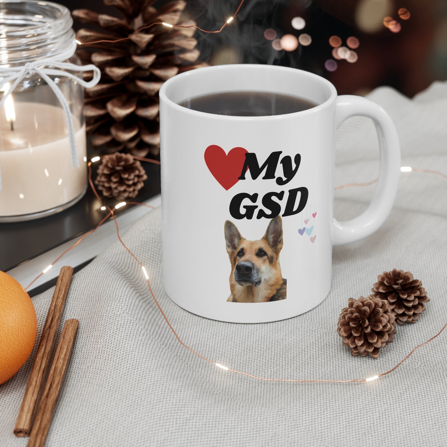 Coffee Mug 11oz "Love My GSD"