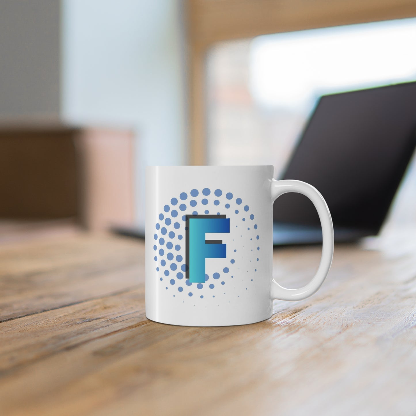 Coffee Mug 11 Oz Letter F