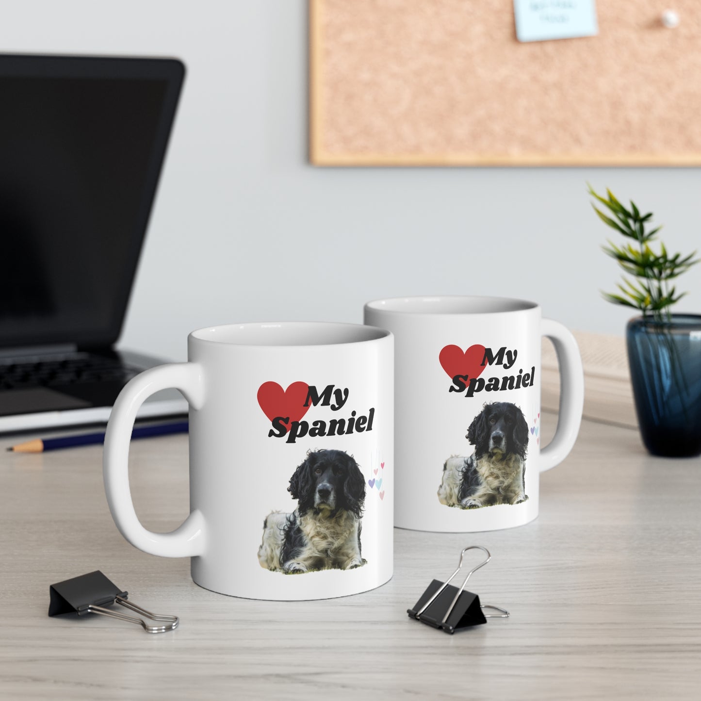 Coffee Mug 11oz "Love My Spaniel"