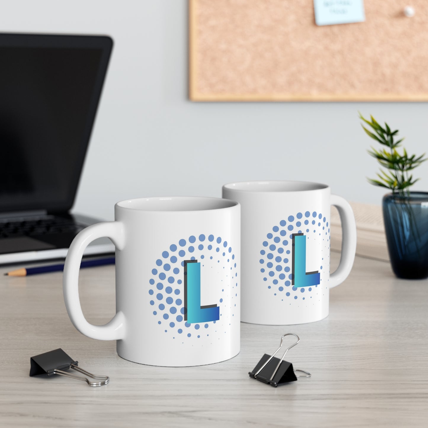 Coffee Mug 11 Oz Letter L