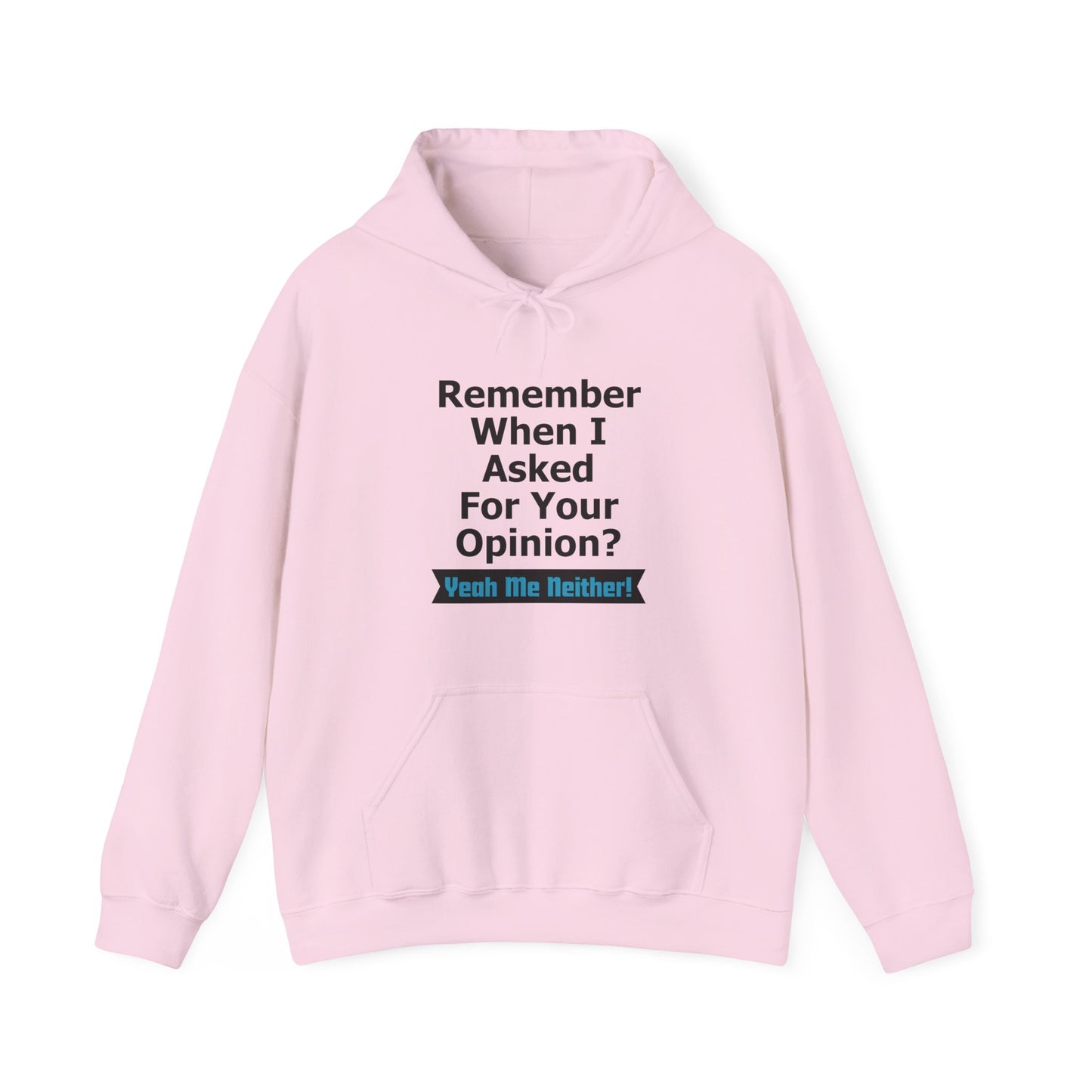 Unisex Hoodie "Asked Your Opinion"