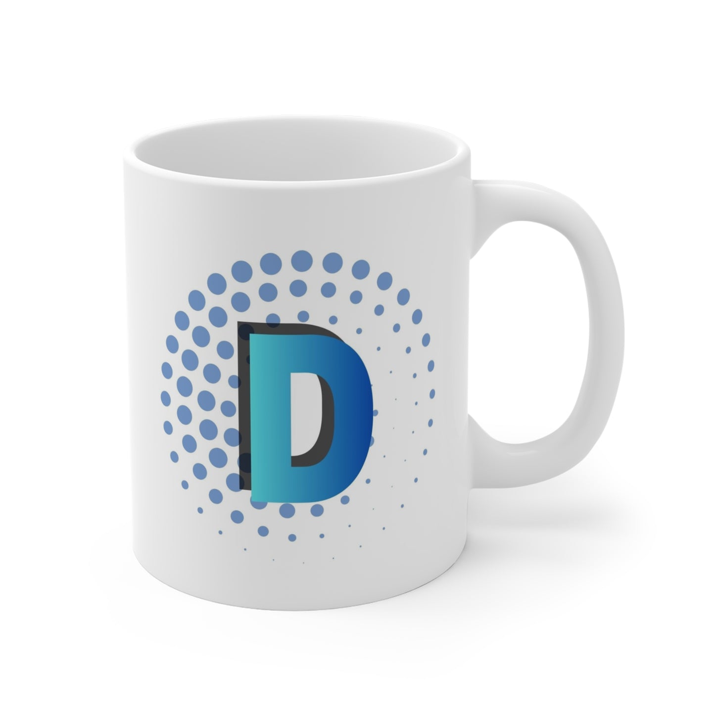 Coffee Mug 11 Oz Letter D