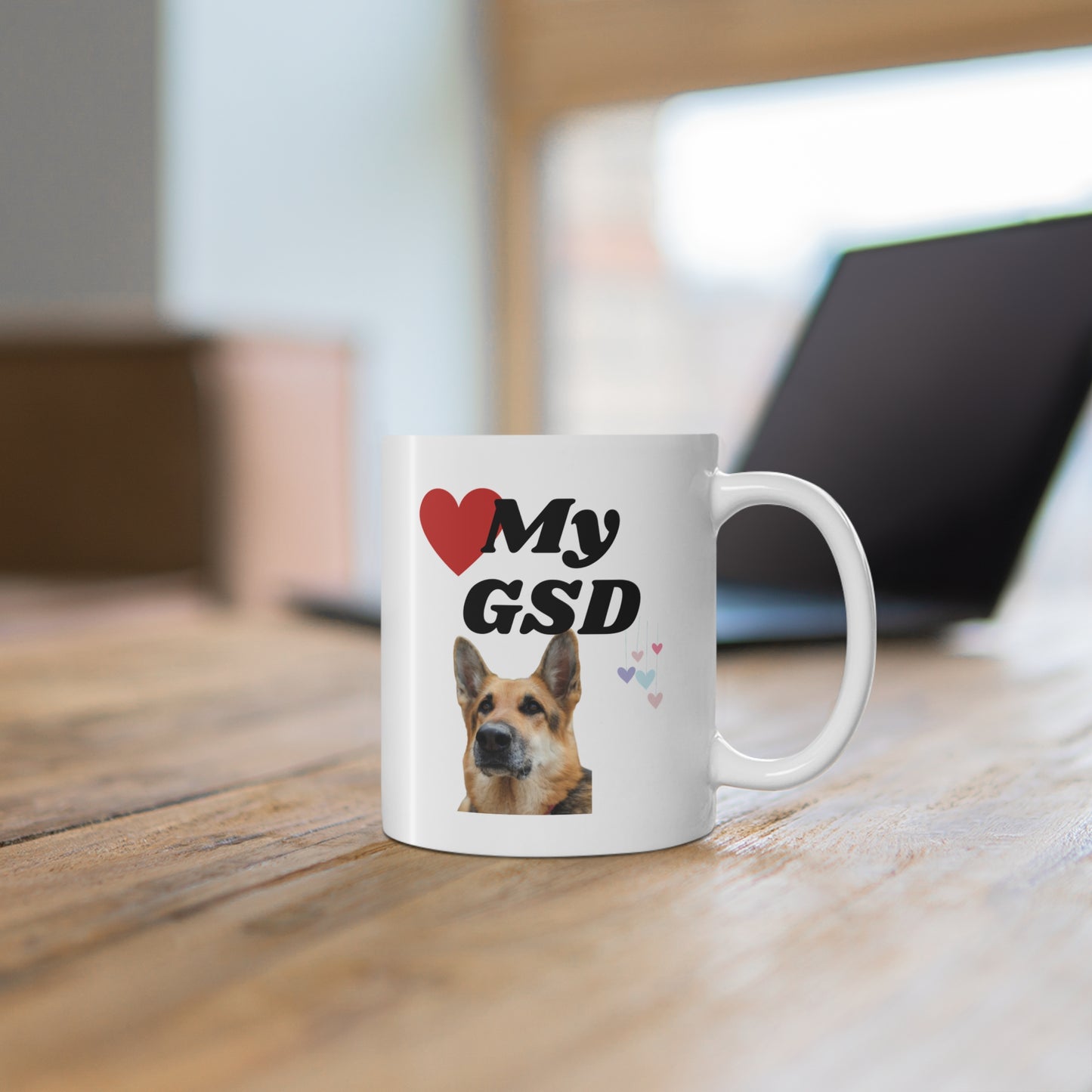 Coffee Mug 11oz "Love My GSD"