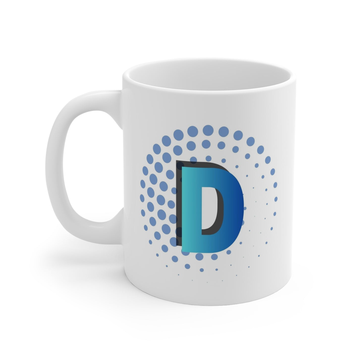 Coffee Mug 11 Oz Letter D