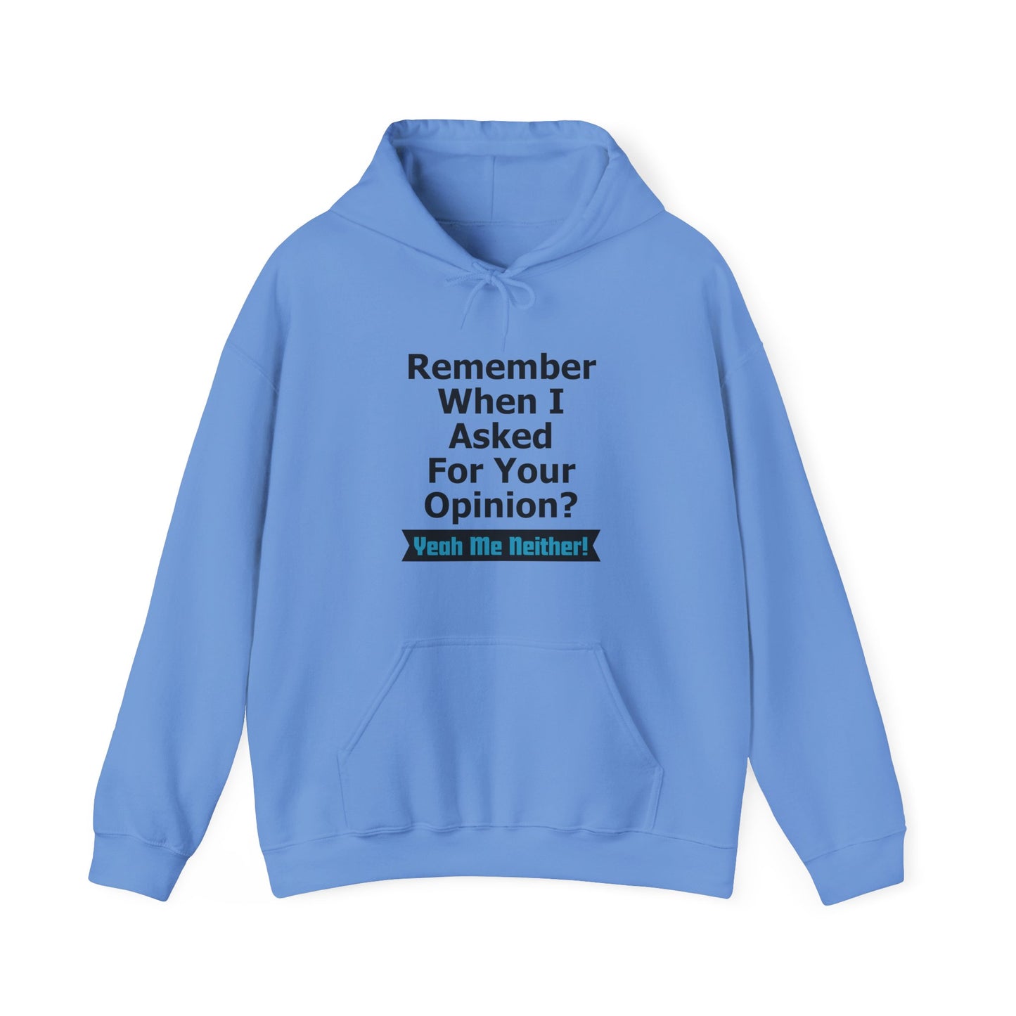 Unisex Hoodie "Asked Your Opinion"