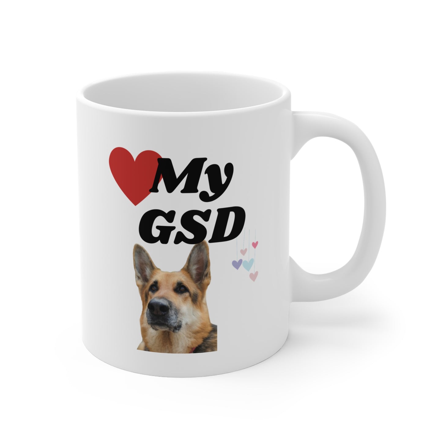 Coffee Mug 11oz "Love My GSD"