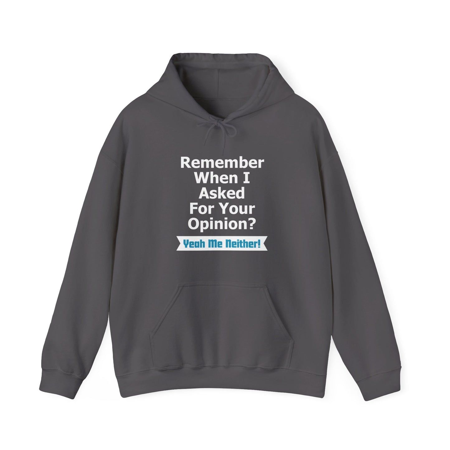 Unisex Hoodie "Asked Your Opinion"