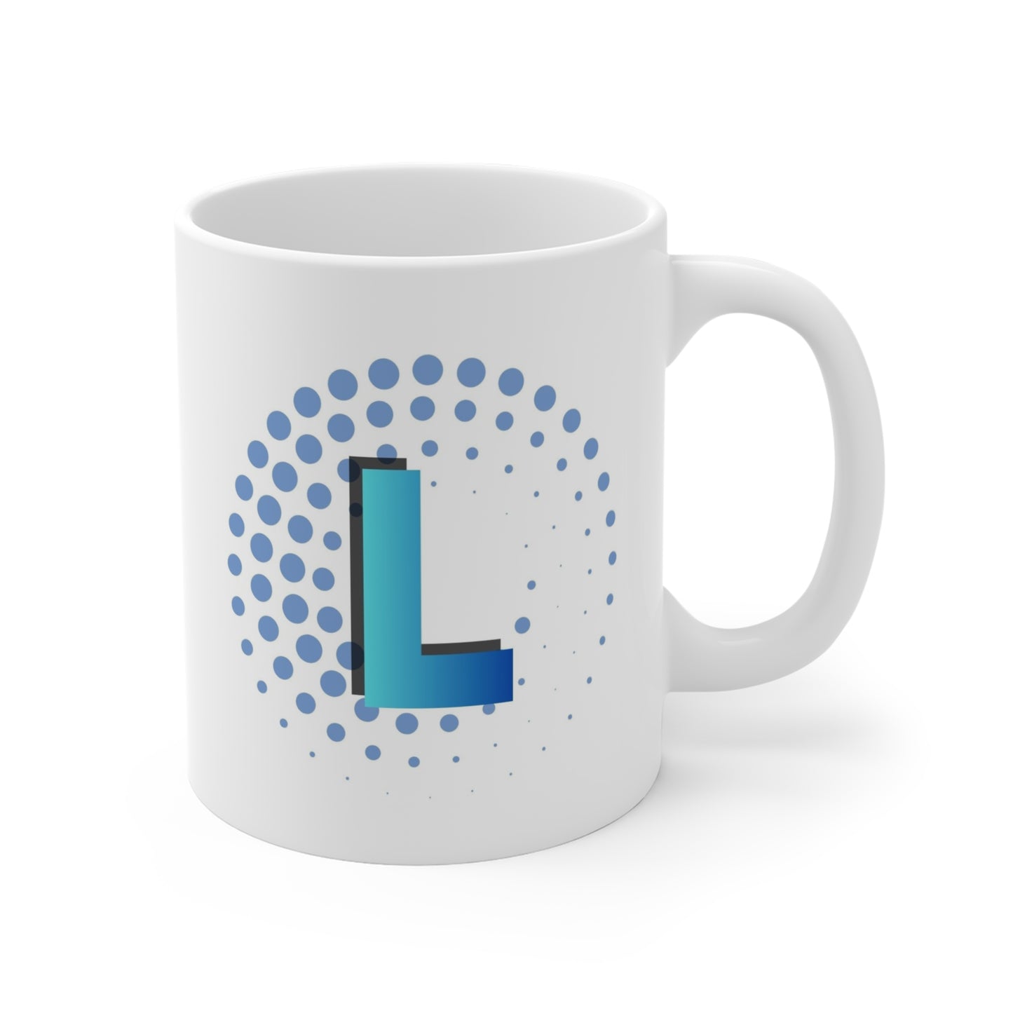 Coffee Mug 11 Oz Letter L