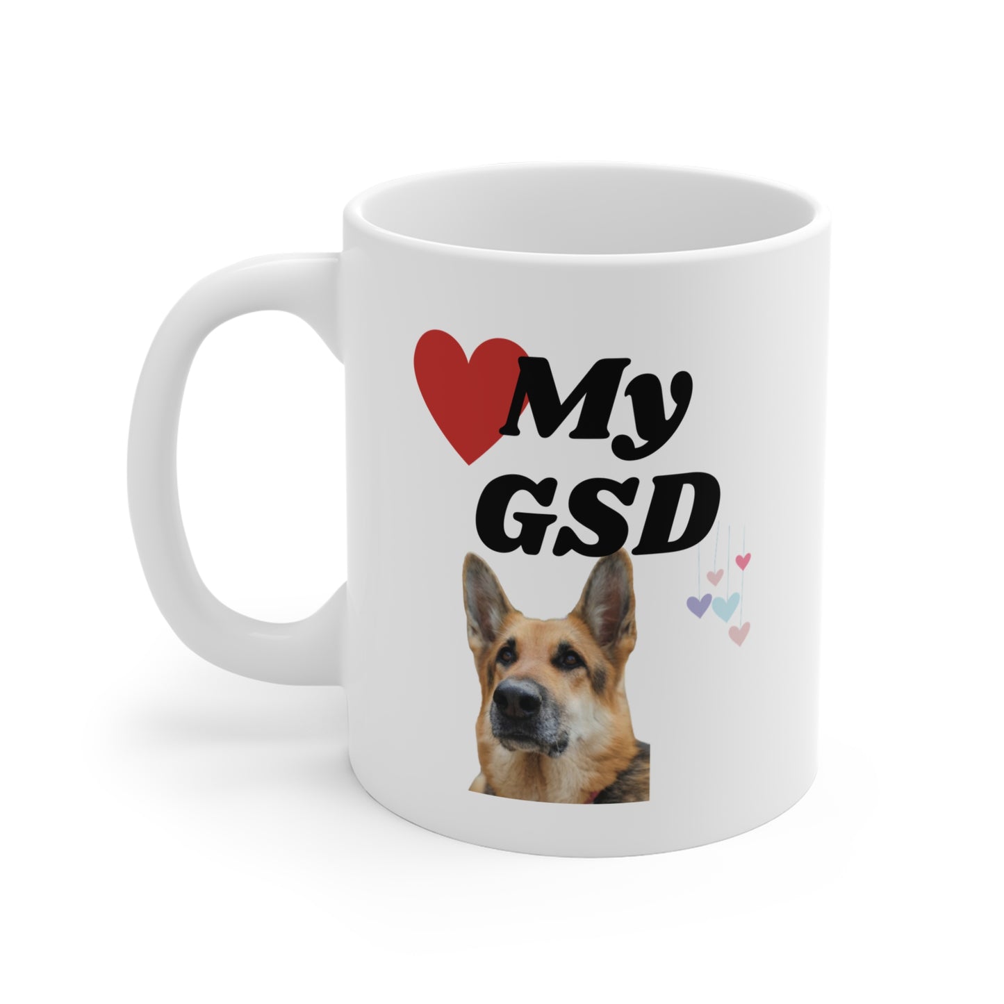 Coffee Mug 11oz "Love My GSD"