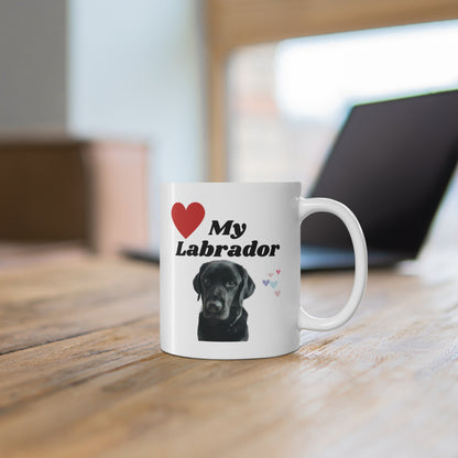 Coffee Mug 11oz "Love My Labrador"