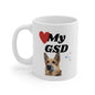 Coffee Mug 11oz "Love My GSD"